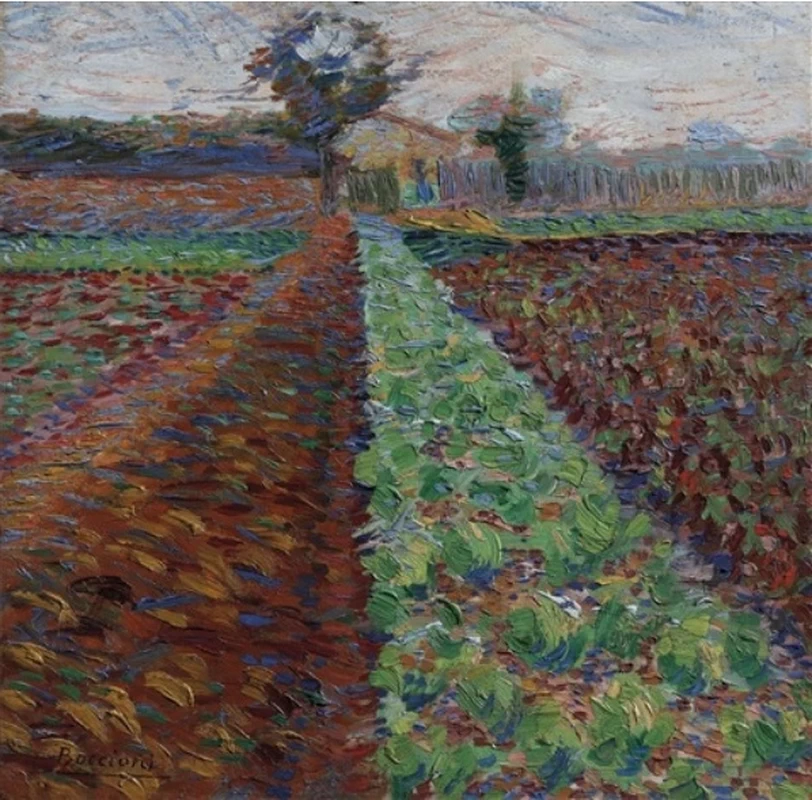 Campo alberato in Lombardia, 1908